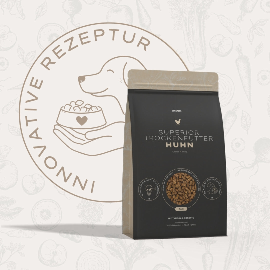 Trockenfutter Huhn – Monoprotein & schonend luftgetrocknet