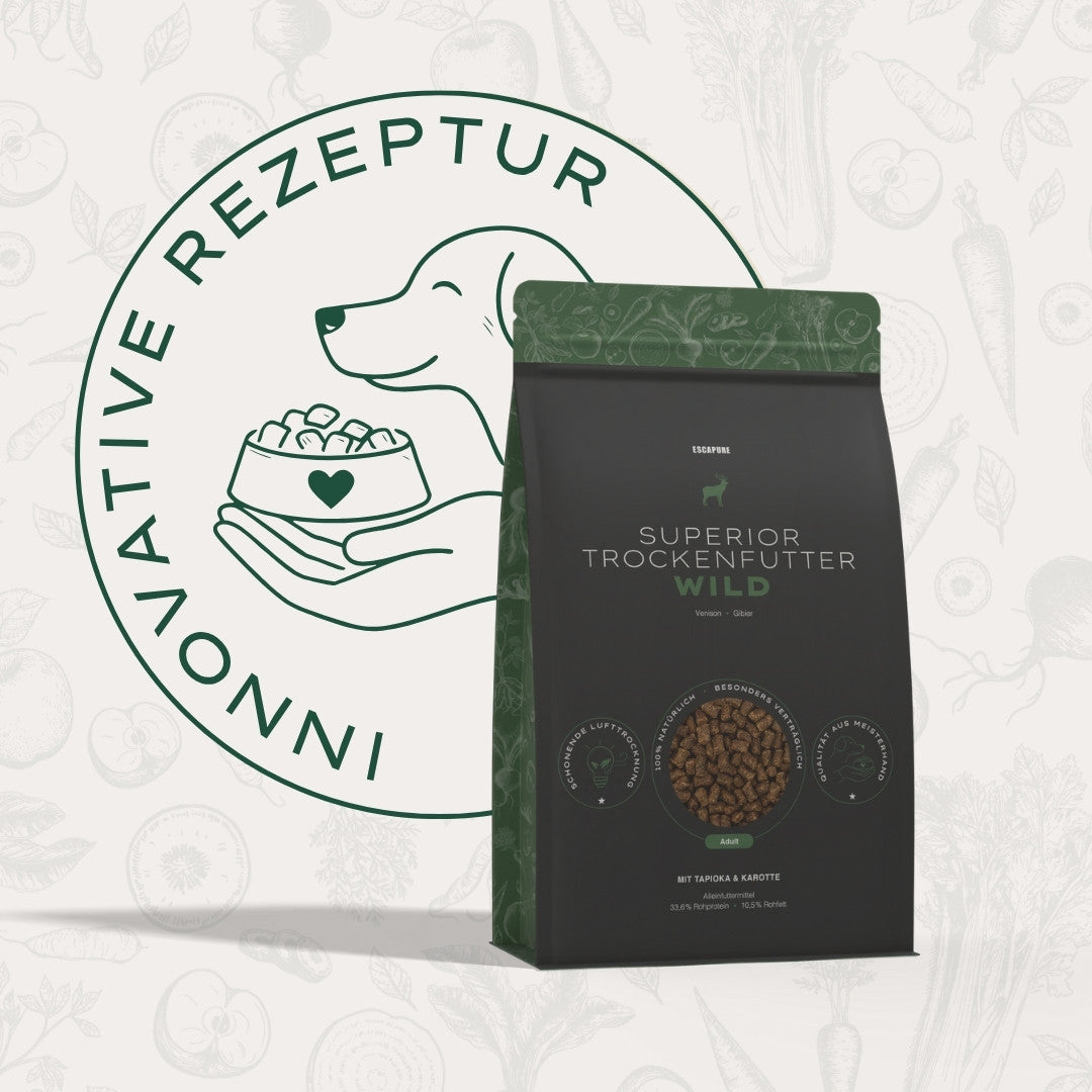 Trockenfutter mit Wild – Monoprotein & getreidefrei
