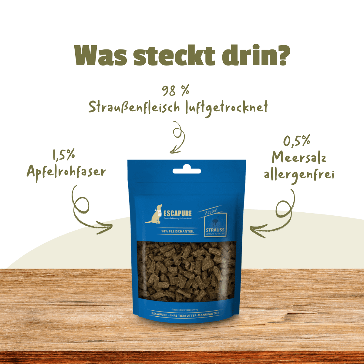 Straussen Snack