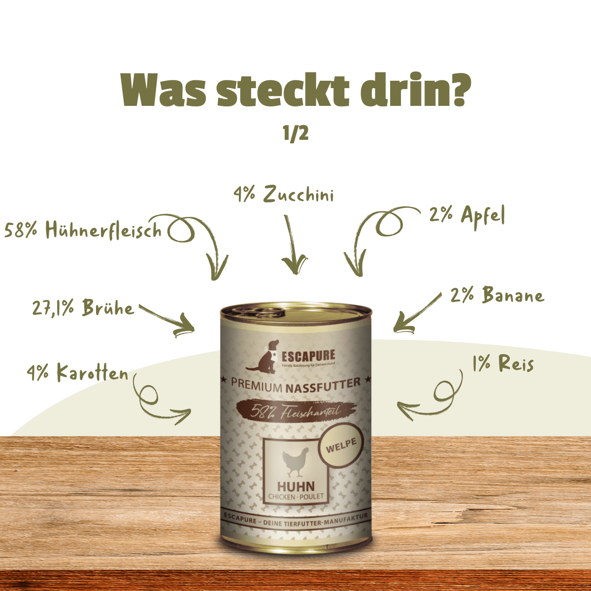 Welpen-Menu Hähnchen