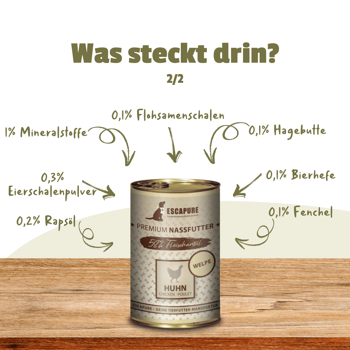 Welpen-Menu Hähnchen