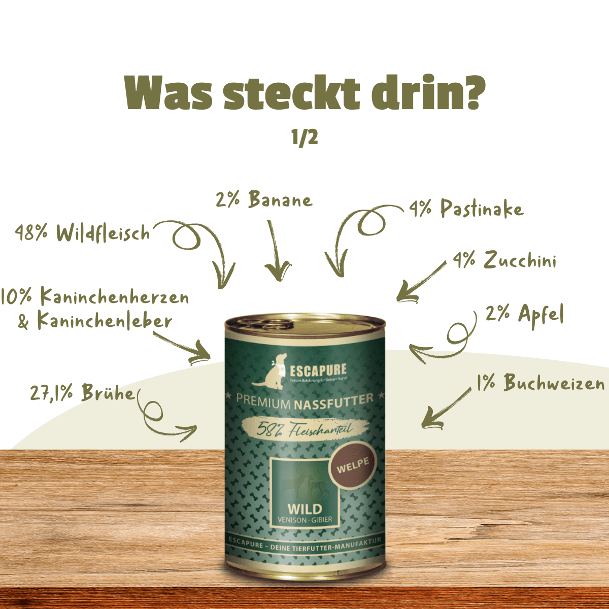 Welpen-Menu Wild & Kaninchen