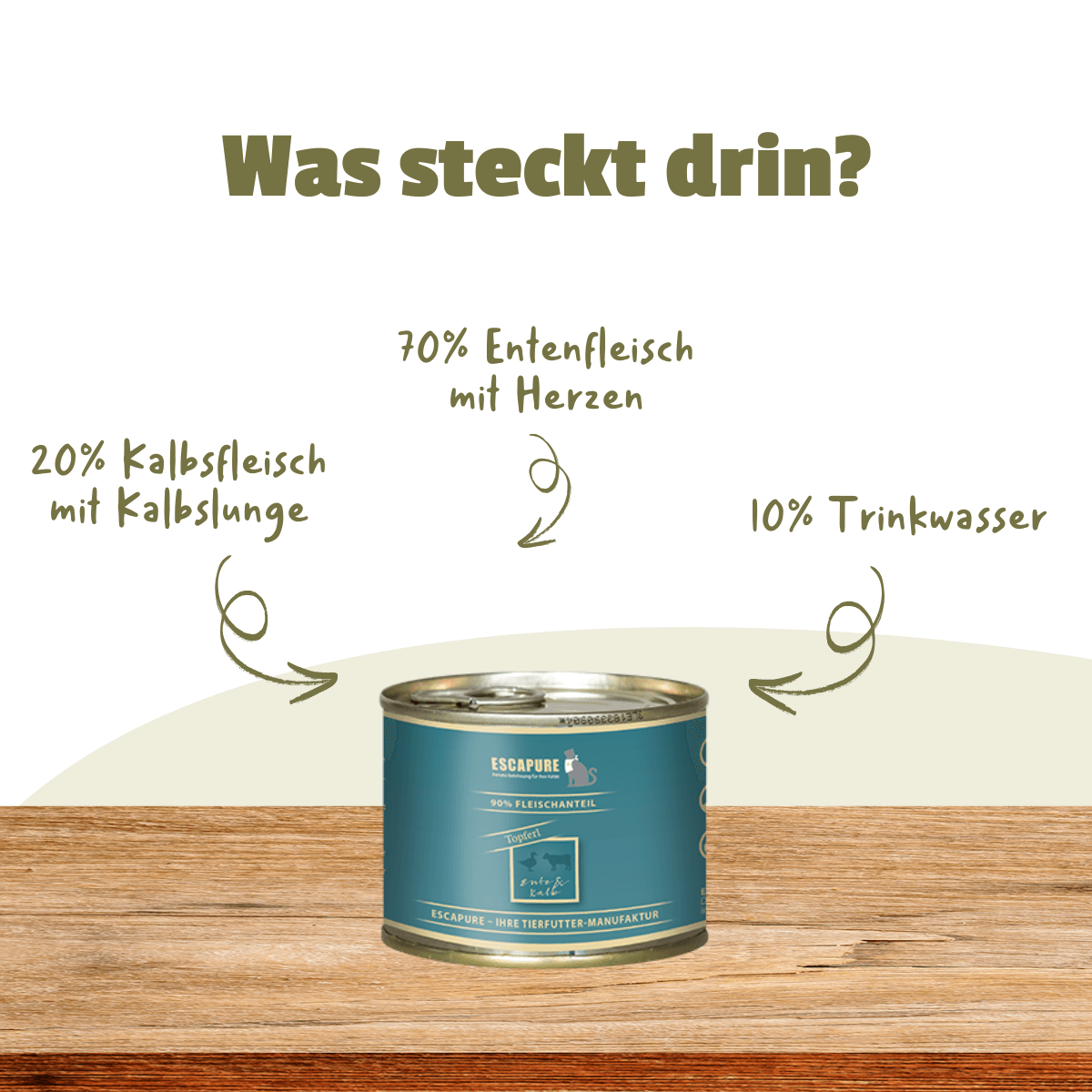 Enten Topferl mit Kalb