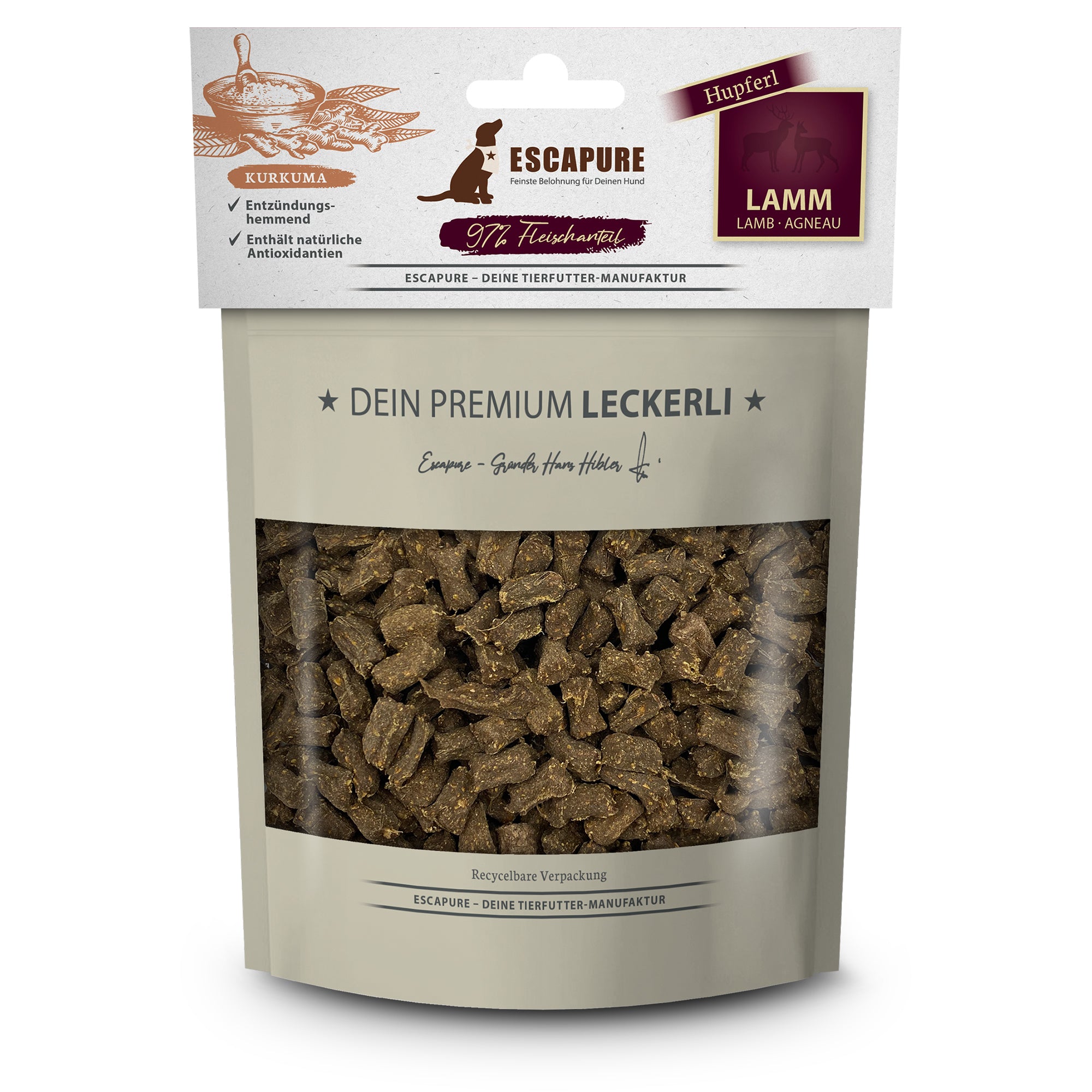 Lamm Hupferl mit Kurkuma