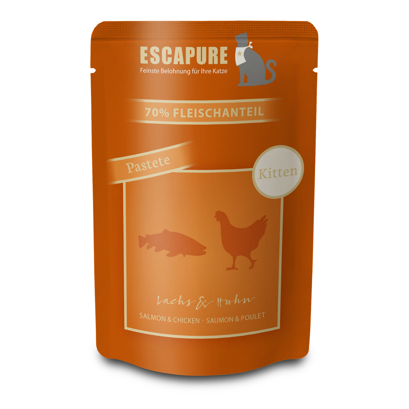 Katze Kitten Lachs & Huhn