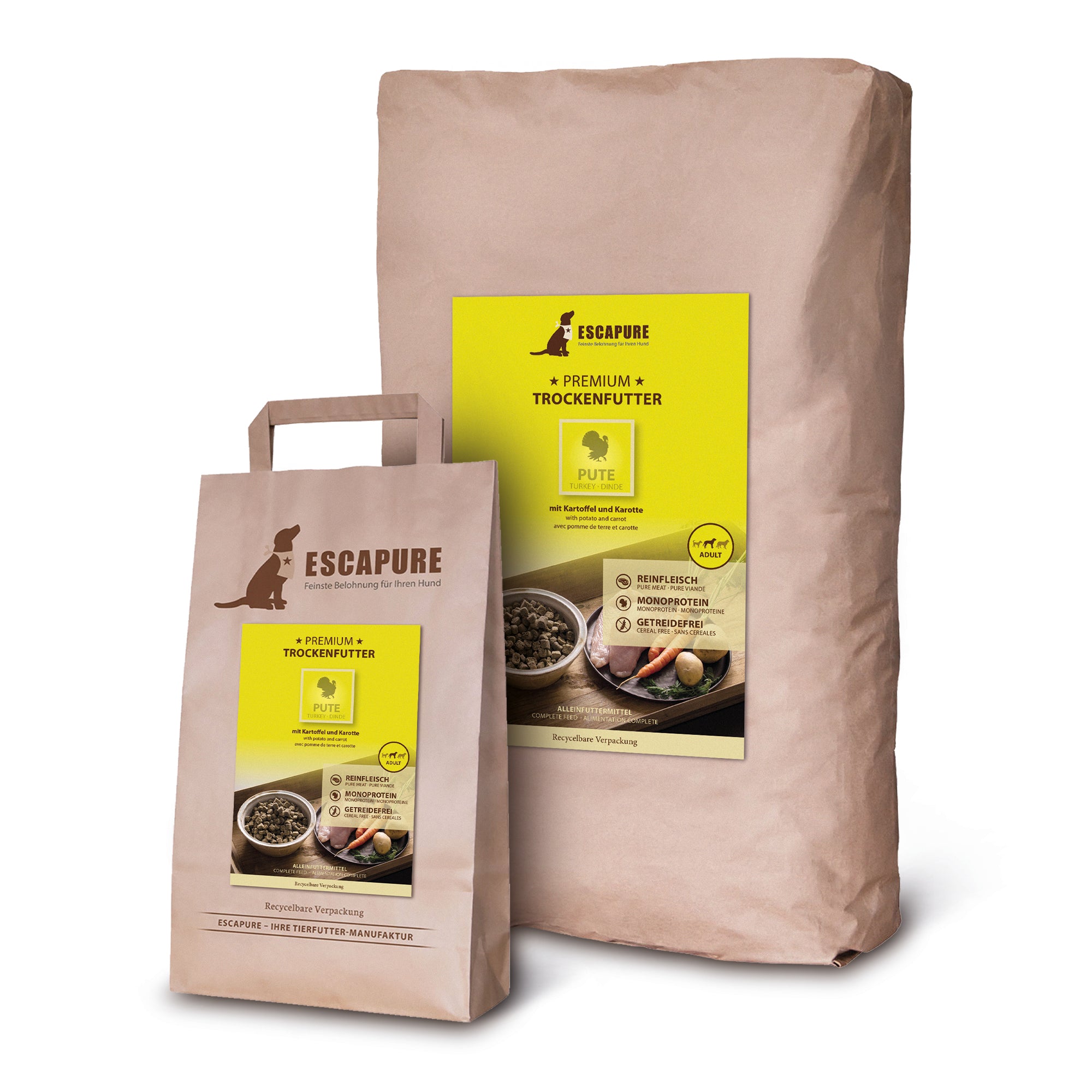 Trockenfutter mit Putenfleisch & BIO-Amaranth – Getreidefrei