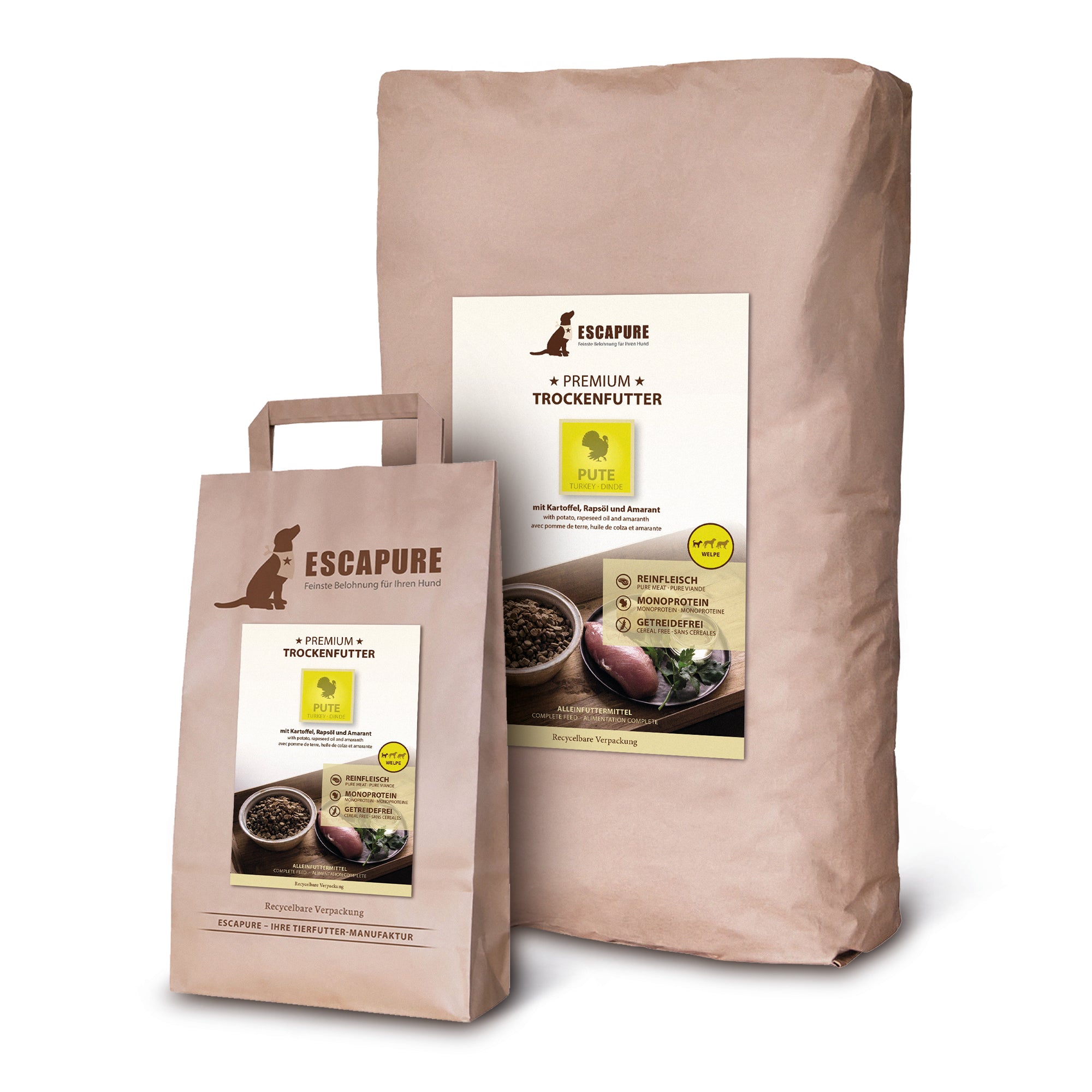 Welpe Pute Premium Trockenfutter