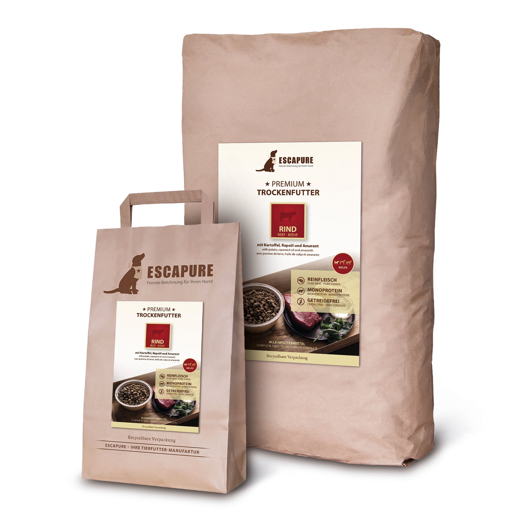 Welpe Rind Premium Trockenfutter