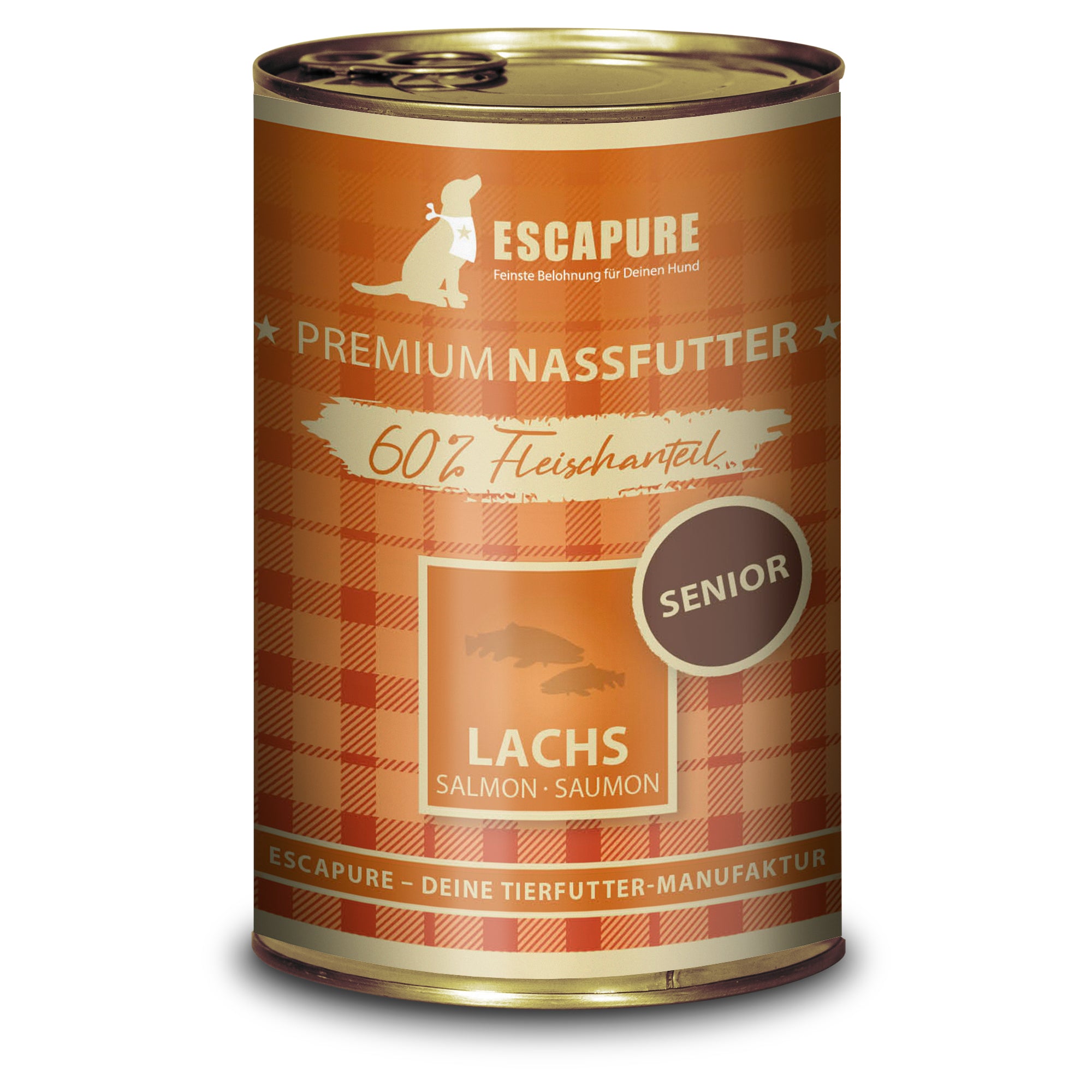 hunde nassfutter senior Senior-Menü Lachs mit Gemüse – Für vitale ältere Hunde