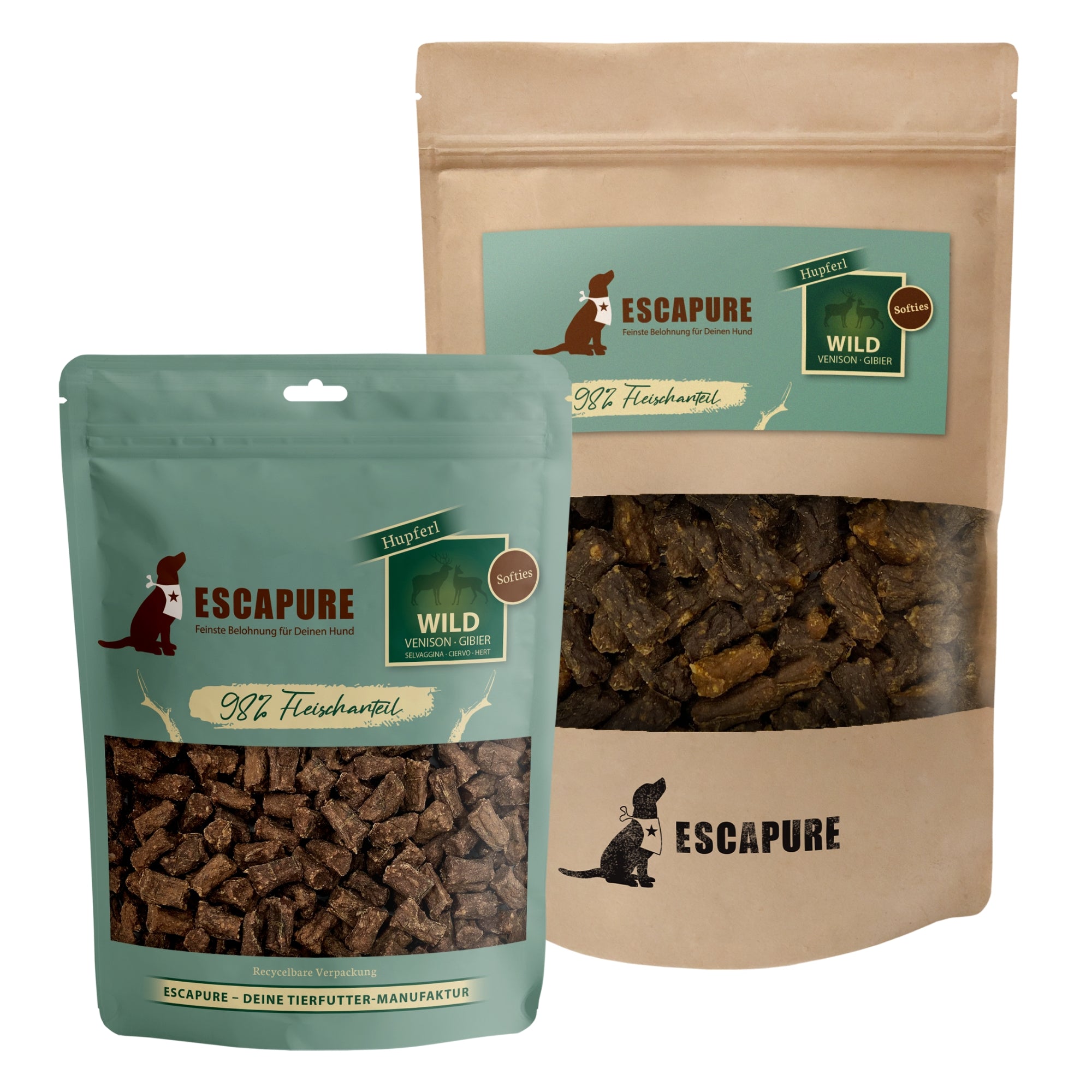 Soft-Snacks mit 98% Wild  Fr empfindliche Hunde | Escapure