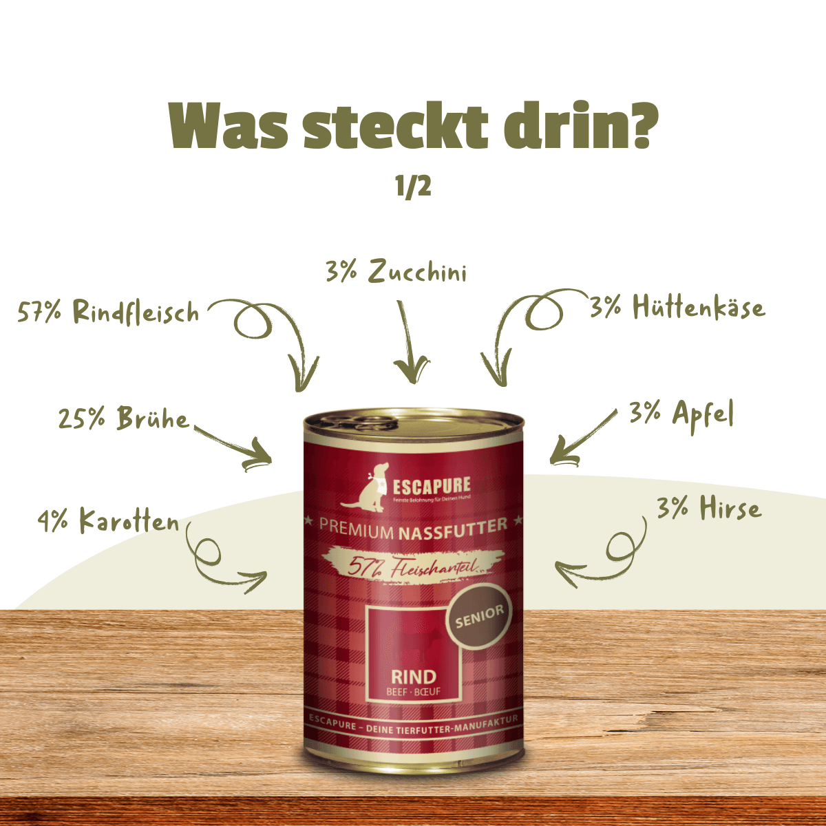 Senior-Menü Rind