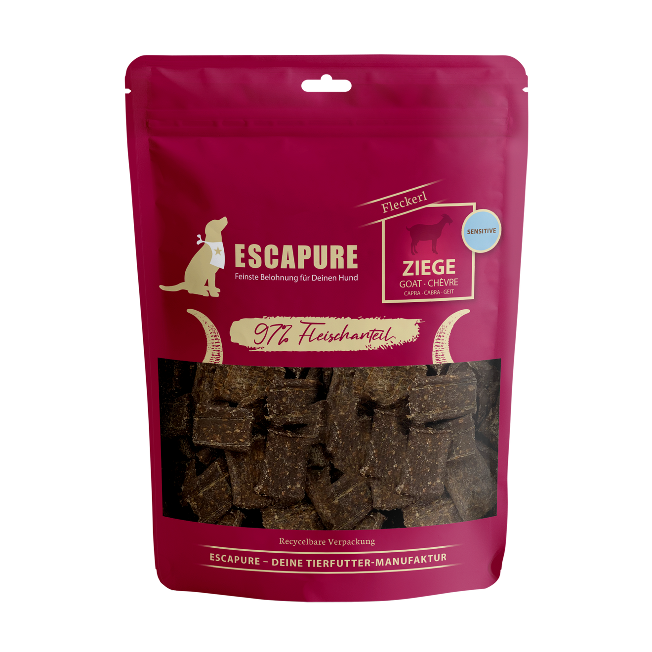 Ziegen Snack mit Heilerde