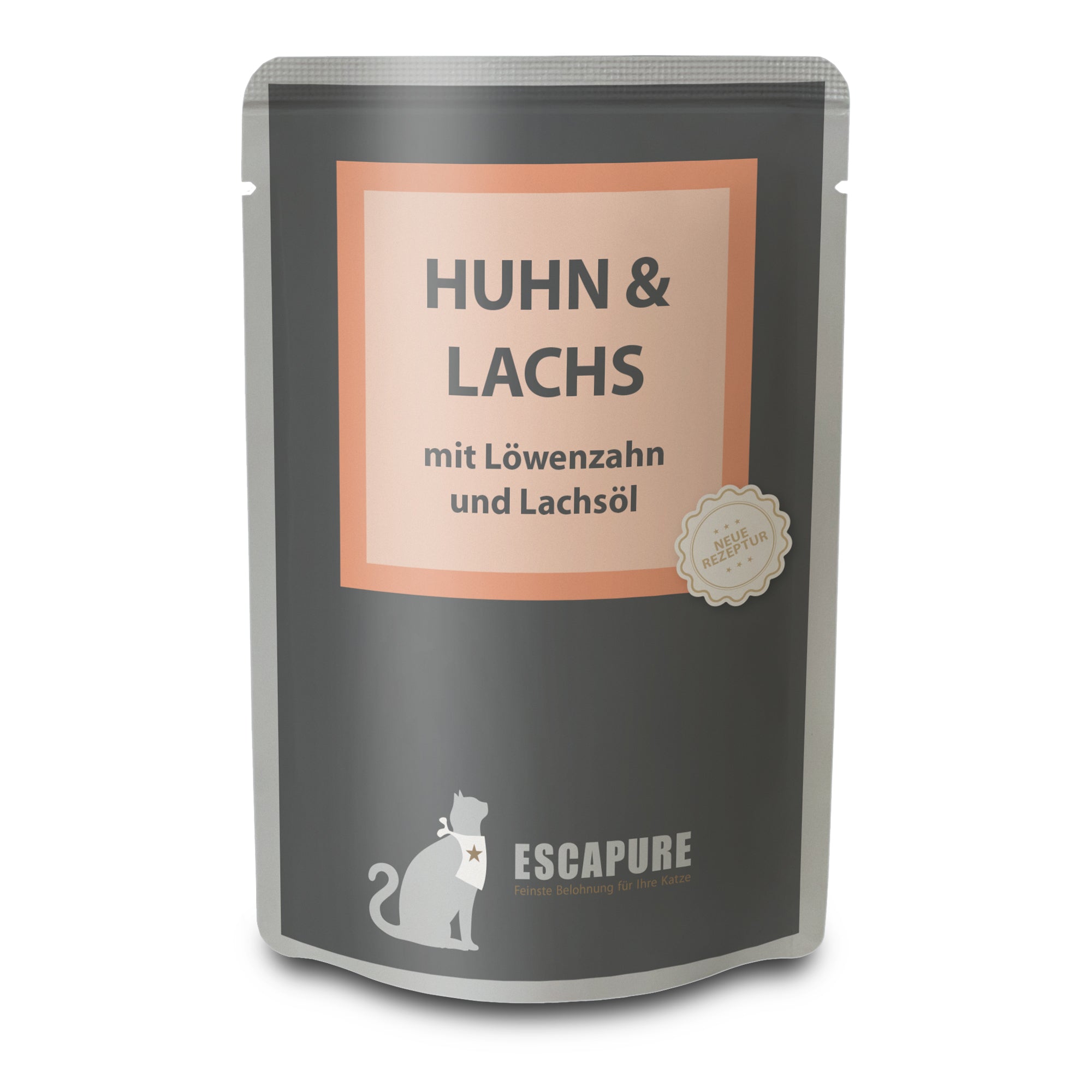 Katze Huhn & Lachs mit Löwenzahn