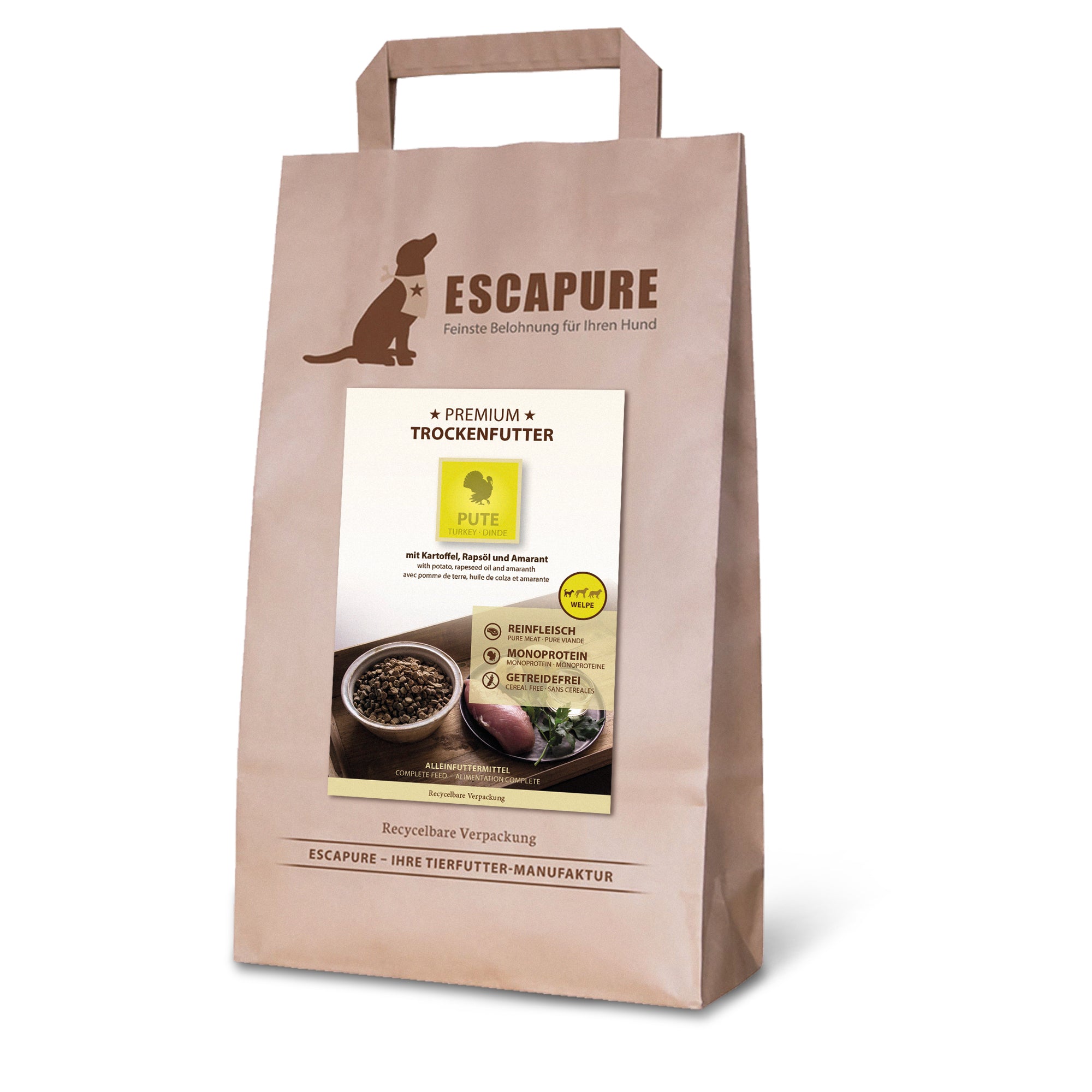 Welpe Pute Premium Trockenfutter