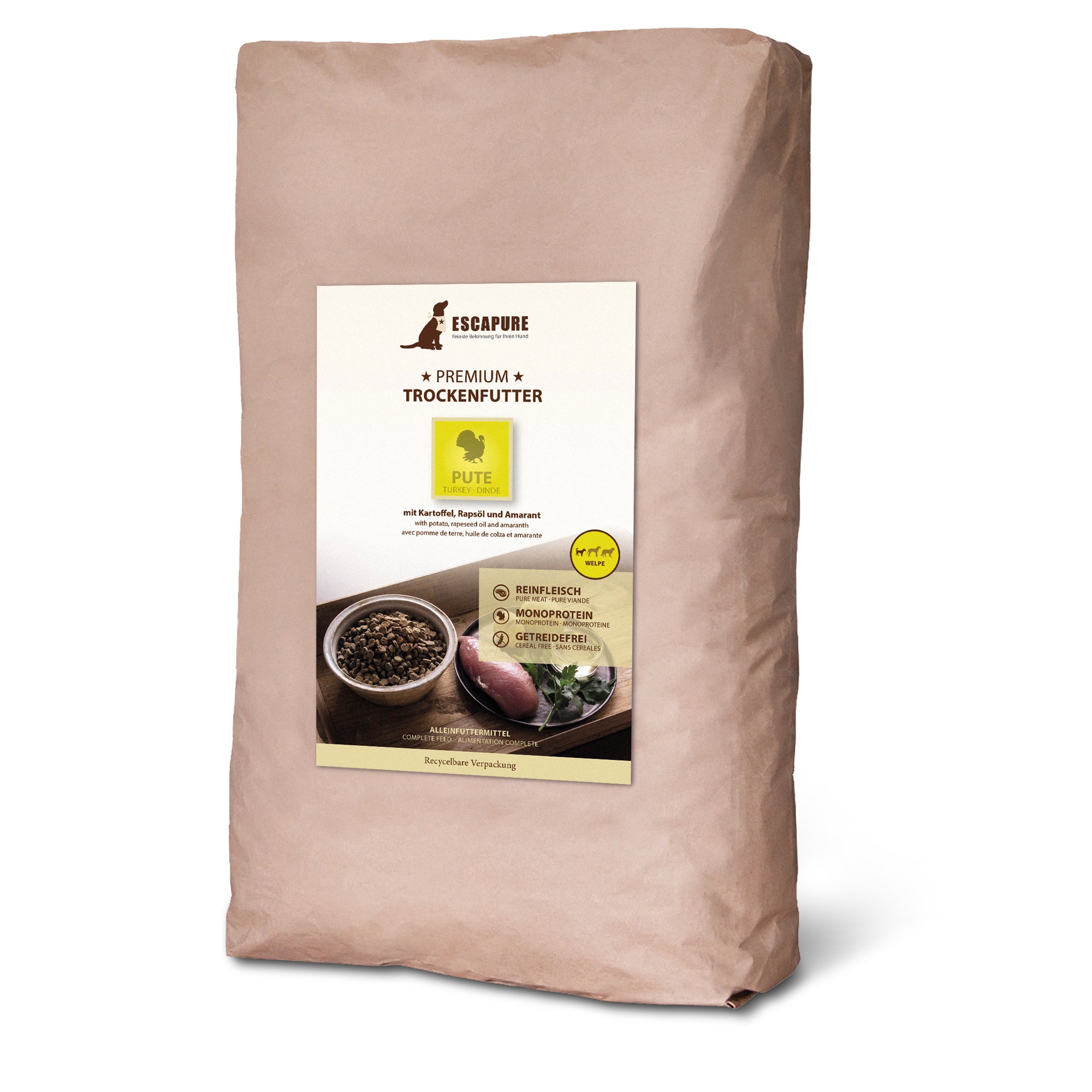Welpe Pute Premium Trockenfutter