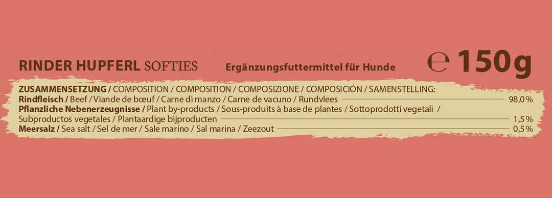 Bild: Rückseite einer Packung, Zutatenliste scharf